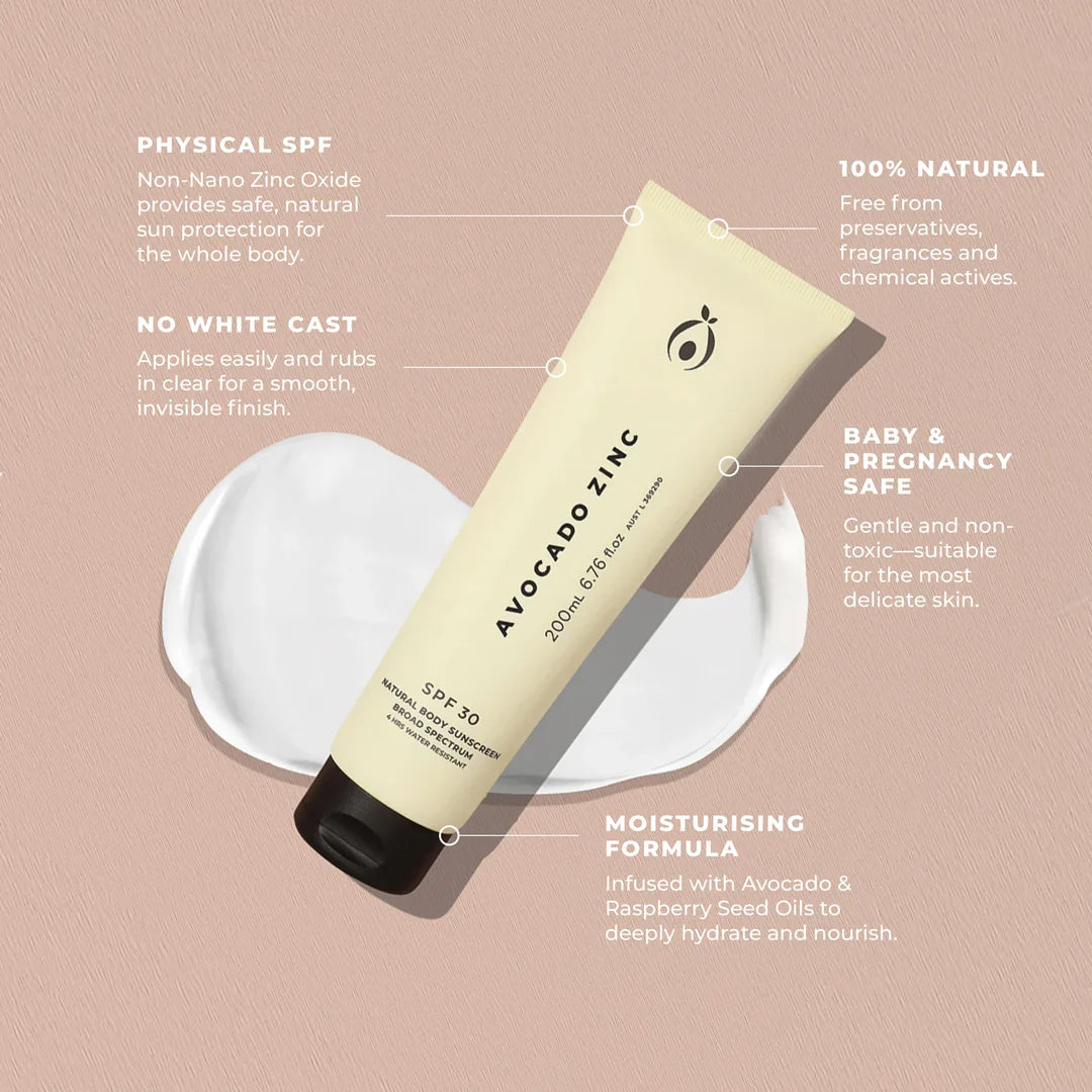 Natural Body Sunscreen SPF 30
